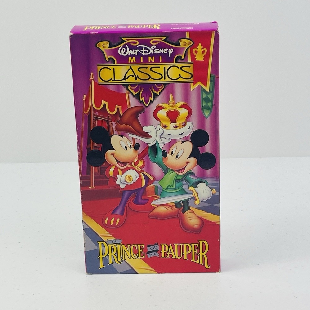Walt Disney Mini Classics The Prince & The Pauper Favorite Stories‎ VHS